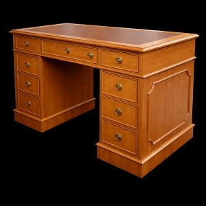 Bureau rectangulaire en bois de merisier